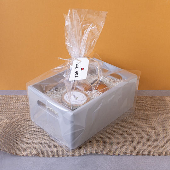 Creative Deco Large Wooden Storage Box Gray 30 X 20 X 13 Cm + 1 Cm Handles Ideal Documents Valuables Toys Tools
