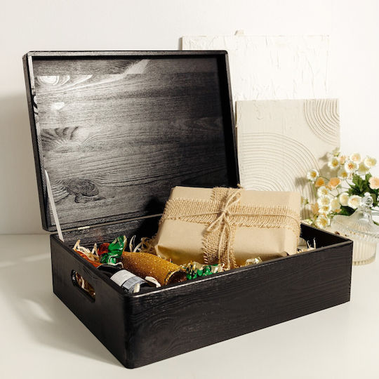 Creative Декоративна кутия Дърво 40x30x14см 1бр