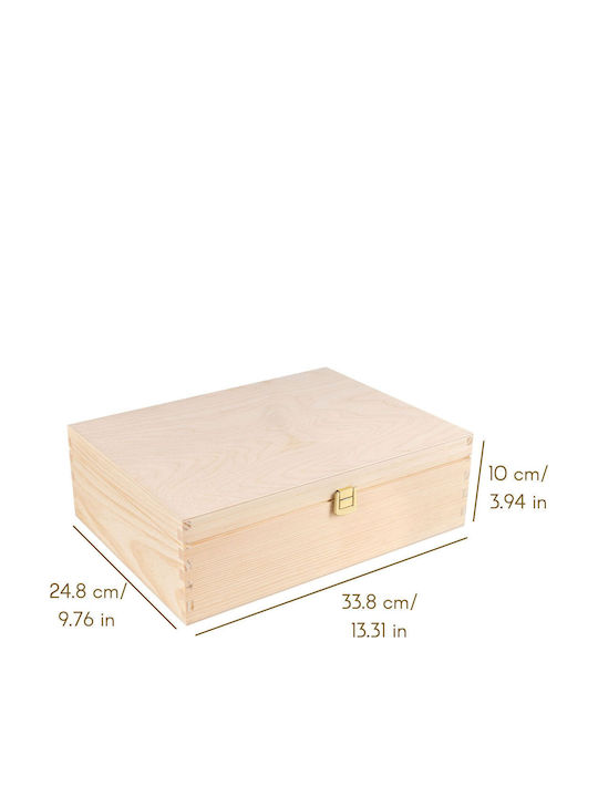 Creative Wooden Decorative Box 33.8x24.8x10cm
