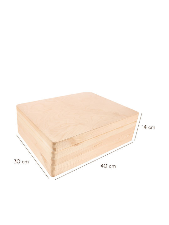 Creative Wooden Decorative Box 40x30x14cm