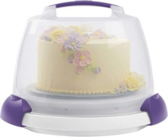 Wilton Tortieră Plastic cu Capac Transparent
