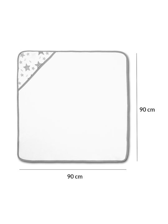 Kidizi Set de prosoape pentru copii 2pcs Albe