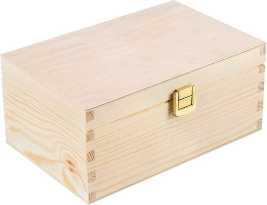 Creative Wooden Decorative Box 21.4x13.8x10cm
