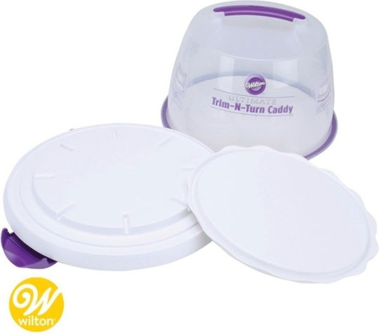 Wilton Tortieră Plastic cu Capac Transparent