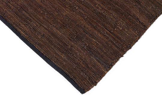 Tapicap Kelim Shaggy Rug Rectangular Brown