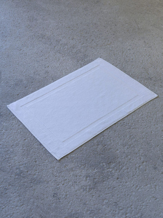 Nima Bath Mat Cotton Volcano 28819 White 50x75cm