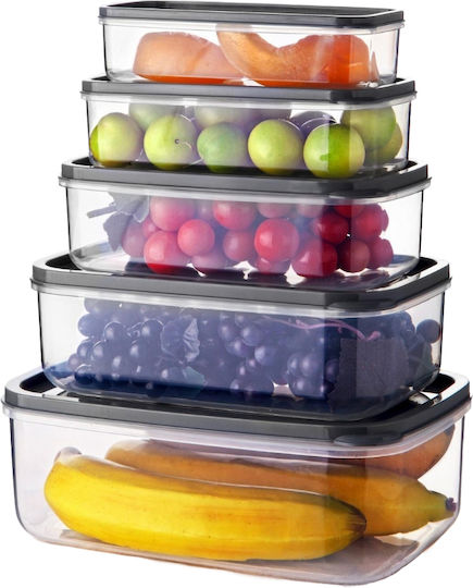 Caseta Cereale Cu Capac Plastic Transparent 2100ml 1 Bucată Caseta Cereale Cu Capac Plastic Transparent 2100ml 1 Bucată