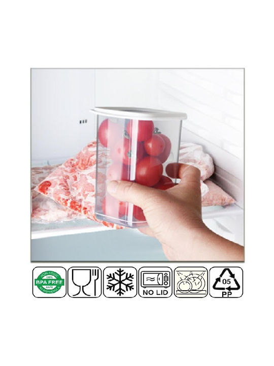 Set 12 Bucăți Vaze Pentru Paste / Zahăr / Cereale Cu Capac Plastic Transparent 1750ml 12 Bucăți