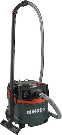 Metabo ASA 30 H PC Σκούπα Υγρών / Στερεών 1200W με Πλαστικό Κάδο 30lt