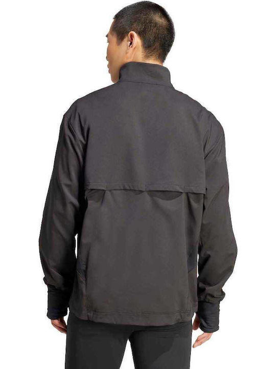 adidas Αθλητικό Μπουφάν Black