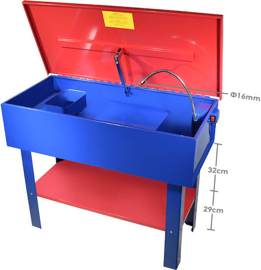 Express PW-40 G Mașină De Spălat Piese De Atelier Cu Capacitate 150 Litri