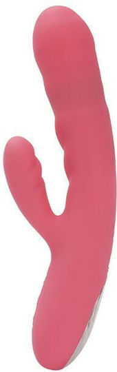 Svakom Vibrator Kaninchen mit Fernbedienung mit Schubfunktion 18.6cm Rosa