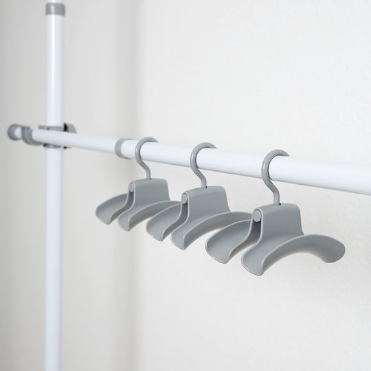 Wenko Wardrobe Hanger for Belts Plastic Gray 50454100 3pcs
