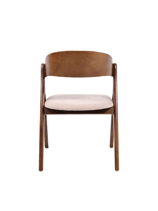 Laodice Dining Room Wooden Chair Brown/walnut 52.5x56x83cm