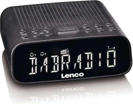 Lenco Tischuhr Digital Schwarz CR-606BK