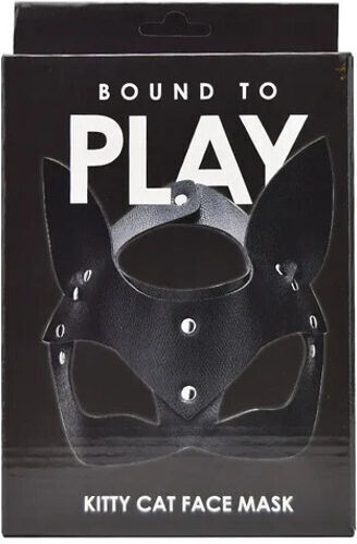 STD BDSM Maske in Schwarz Farbe