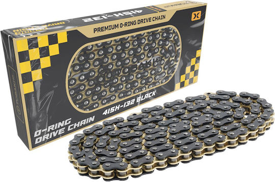 Lanț O-ring 415h 132 Racing Tobaki Negru Auriu