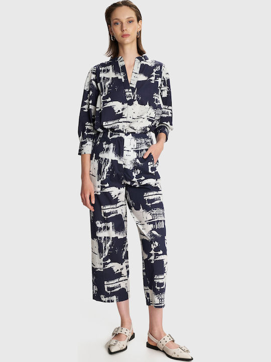 Dama Tesatura Pantaloni Black