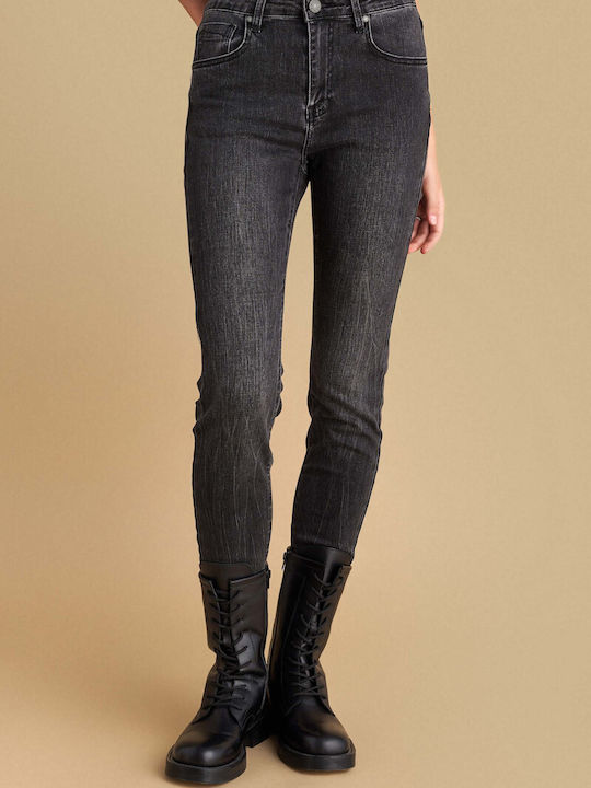 Damenjeans in Enger Passform Black