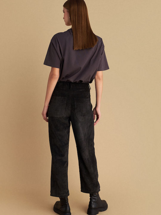 Dama Tesatura Pantaloni Gray