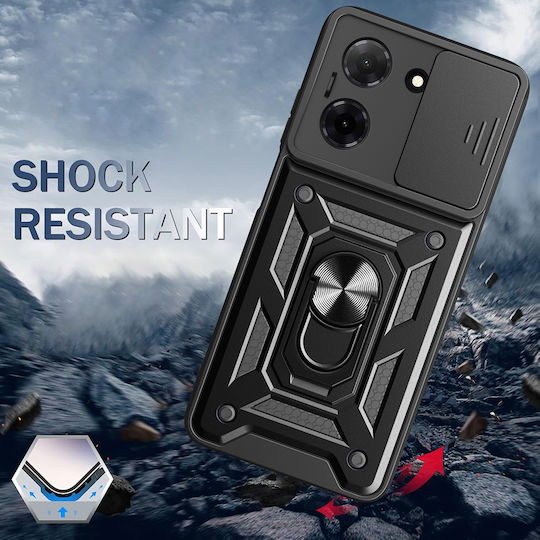 Techsuit Umschlag Rückseite Silikon Blau (Oppo A5)