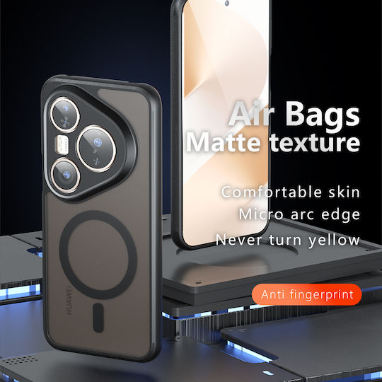 Techsuit Purefrost Back Cover Silicone Black (Huawei Pura 80 Pro, Huawei Pura 80 Ultra)