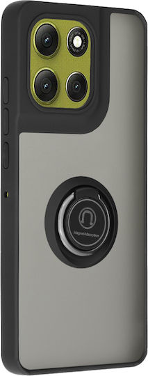 Techsuit Glinth Задна корица Силикон Черен (Moto G86)