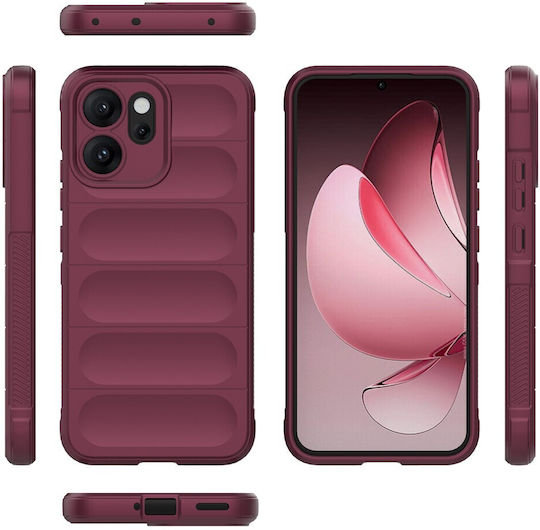 Techsuit Back Cover Σιλικόνης Μπορντό (Oppo Reno14F)