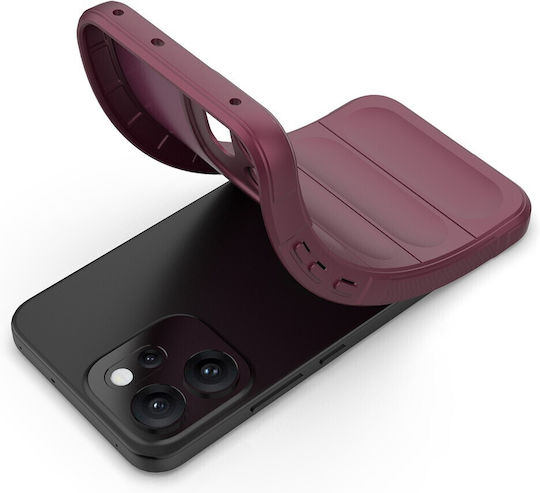 Techsuit Back Cover Σιλικόνης Μπορντό (Oppo Reno14F)