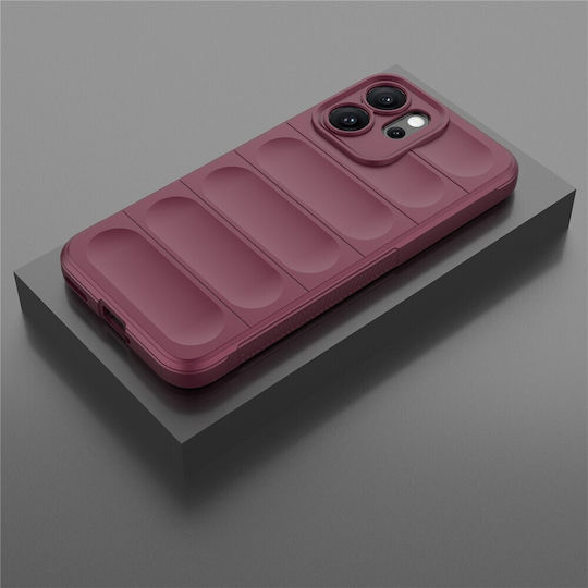Techsuit Back Cover Σιλικόνης Μπορντό (Oppo Reno14F)