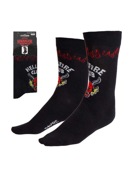 Cerda Stranger Things Socken Schwarz