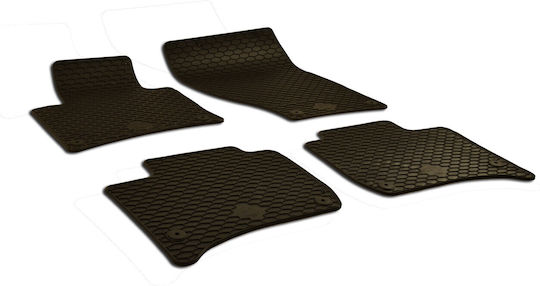 Umbrella Set Față și Spate Covoare Auto 4 Bucăți Pentru Volkswagen Touareg Porsche Cayenne 2010-2017 Negre
