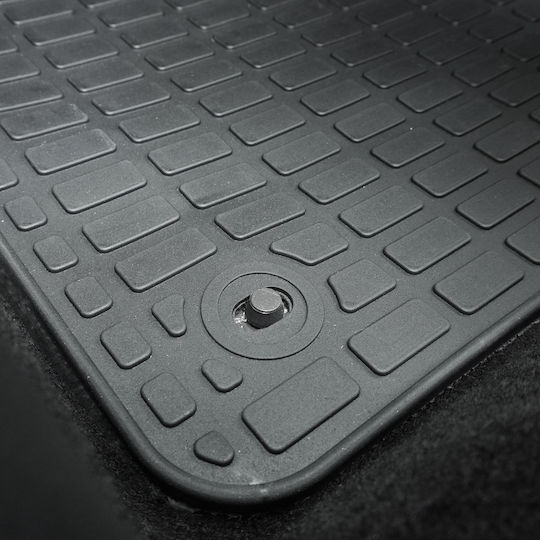 Umbrella Set Covorașe Față și Spate 4buc din Furtun pentru Volkswagen Caddy 2003-2019 Negre