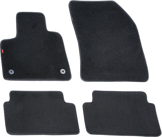Lampa Set of Front and Rear Mats 4pcs for Opel Grandland X Black