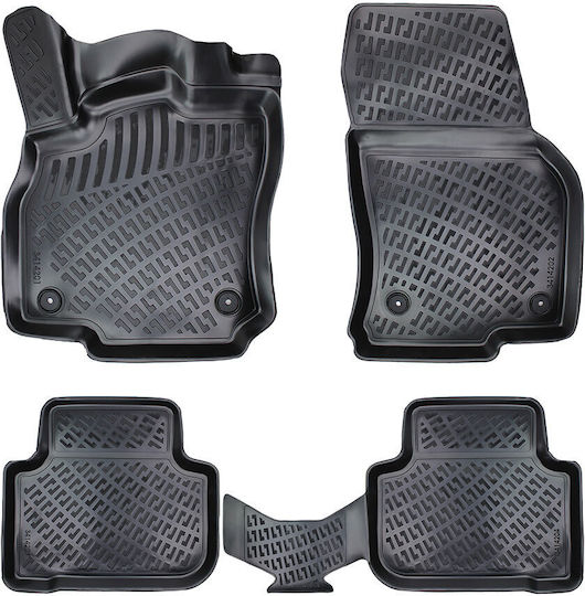 Umbrella Set Covorașe Față și Spate 2buc din Furtun pentru Audi Q3 2018+ Negre