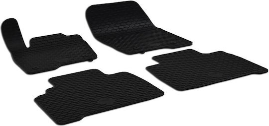 Umbrella Set Covorașe Față și Spate 4buc din Furtun pentru Ford Galaxie / S-Max Negre