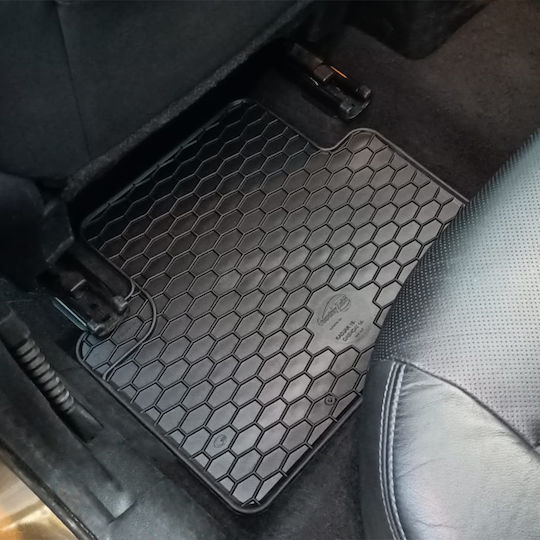 Umbrella Set Covorașe Față și Spate 4buc din Furtun pentru Ford Galaxie / S-Max Negre