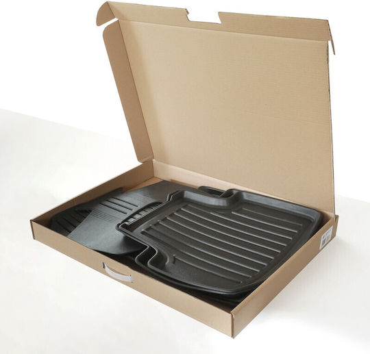Umbrella Σετ Μπροστινά και Πίσω Πατάκια 4τμχ για Hyundai Santa Fe 2006-2010 Μαύρα