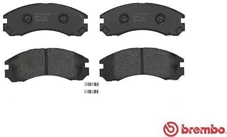 Brembo Σετ Τακάκια Πίσω για Citroen C-Crosser Mitsubishi L200 / Lancer / Outlander / Space Gear