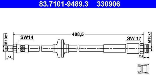 Bremsleitung Citroen Jumper Bus Ate 83710194893
