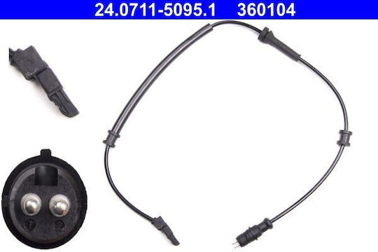 Senzor de roată ABS Renault Laguna II BG0 1 ATE 24071150951
