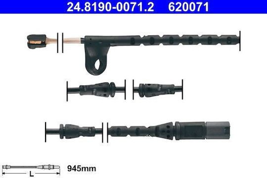 Brake Pad Sensor Bmw X5 E70 Ate 24819000712