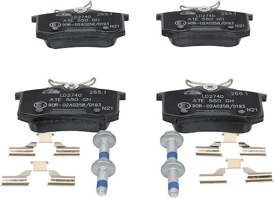 Placute de frana Citroen C3 II Ate 13047027402
