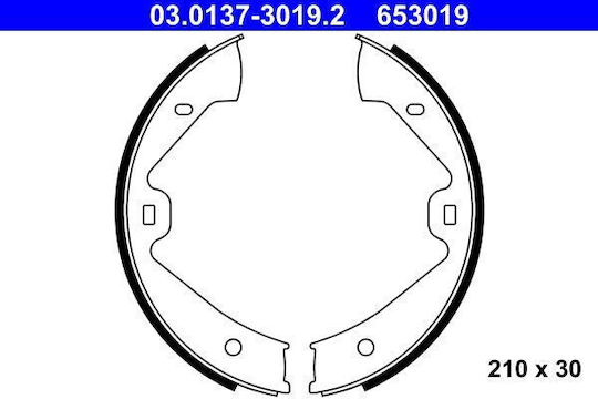 Комплект спирачни накладки за VW Touareg 7P5 Ate 03013730192