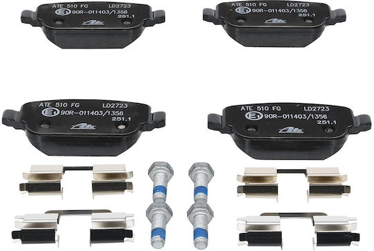 Brake Pads Ford Focus Ii Da Ate 13047027232