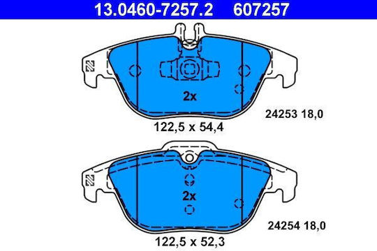 Brake Pads Mercedes-benz C-class W204 Ate 13046072572