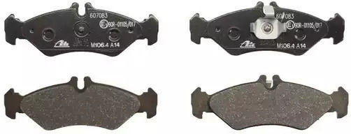 Brake Pads Mercedes-benz Sprinter 2-t Bus 901 902 Ate 13046070832