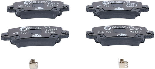 Placute de frana Ate pentru Toyota Corolla Cde12 Zze12 Nde12 Zde12 13046058192