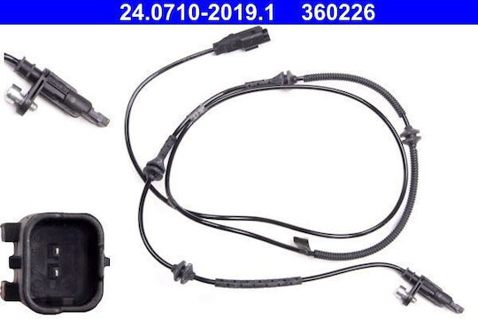 Abs Wheel Sensor Citroen C6 Td Ate 24071020191