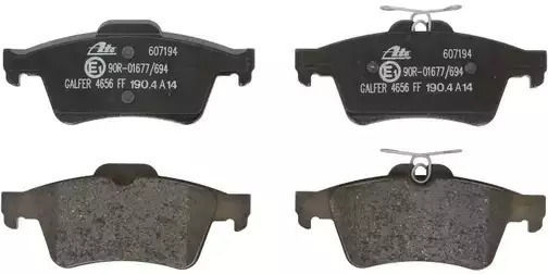 Brake Pads Ford Tourneo Connect Ate 13046071942